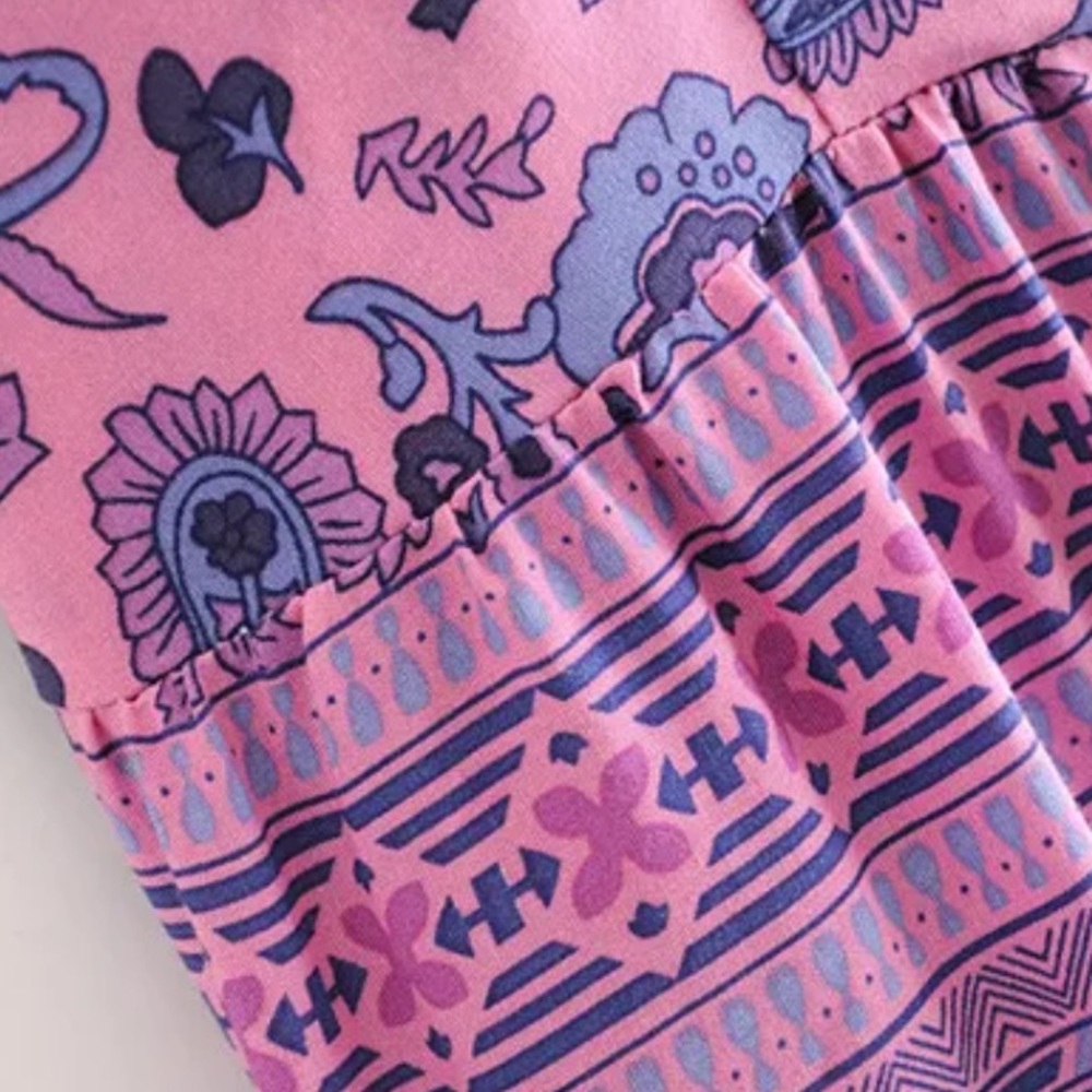 Journey Print Gypsy Spaghetti Maxi - Picture 6 of 13